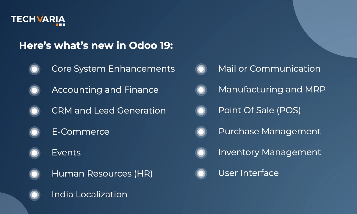 Here’s what’s new in Odoo 19