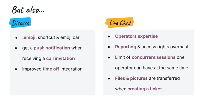 Emoji and Live Chat