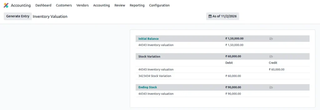 Create bill in Odoo 19