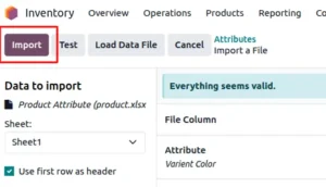 Attribute Import Steps in Odoo 19