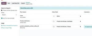 Product Import Steps